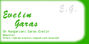 evelin garas business card